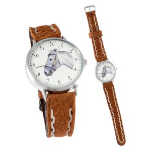 Reloj con Malla Partida de Carpincho para dama