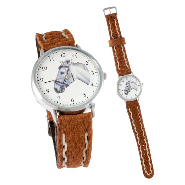 Reloj con Malla Partida de Carpincho para dama