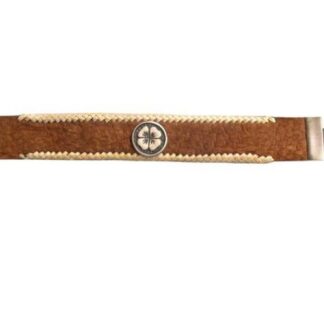 Pulsera de Carpincho Tejida Con Dije