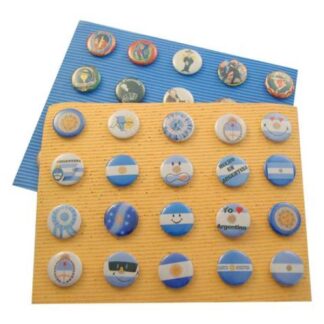 Plancha de Pines Motivos Argentinos  Redondos