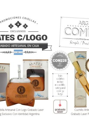 Combo 50 Mates Grabados  Un Cuchillo Grab De Regalo