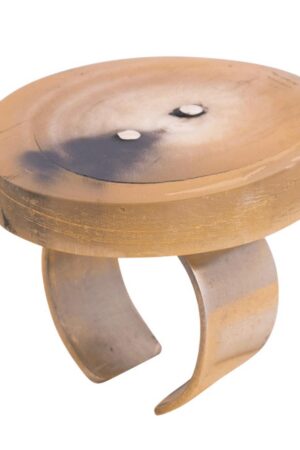 Anillo De Alpaca Con Asta