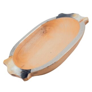 Bandeja de Madera con Alpaca y Asta