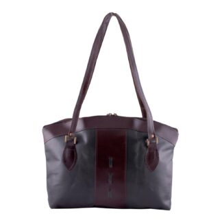 Cartera Doble Manija En Cuero