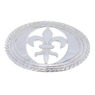 Hebilla Fina Calada De Alpaca Baada En Plata