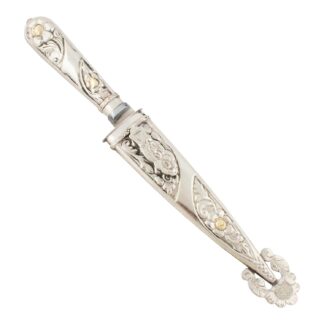 Cuchillo Criollo De Alpaca Labrada 12Cm Acero Inox