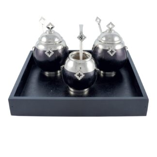 Set Matero Criollo de Alpaca y Calabaza