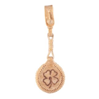 Llavero De Cuero Crudo Fino