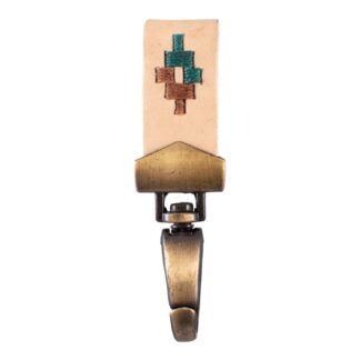 Llavero En Cuero Crudo