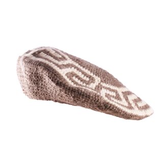 Boina Vasca Pamplona Adulto Tejida A Mano De Lana de Oveja Natural