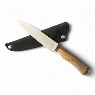 Cuchillo Madera 14Cm Acero Inox EL ESTRIBO con Vaina Eco