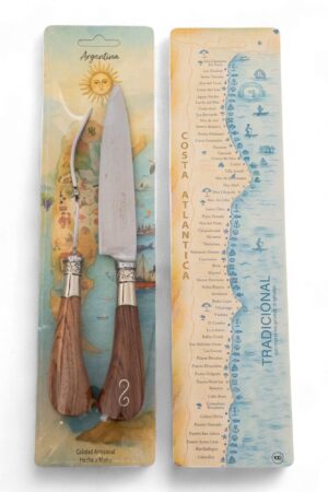 Juego de Cuchillo y tenedor Pampeana Inoxidable14 cm Blister Argentina