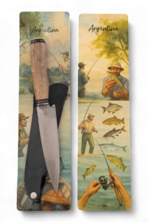 Cuchillo Inoxidable con vaina Cabo de madera