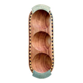 Copetinero 3 divisiones Taraceado