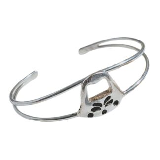 Pulsera Doble Baada En Platino