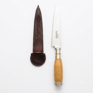 Cuchillo En Madera Con Alpaca