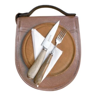 Set de Asado Individual Regional SCHMIEDEN con Estuche de Cuero Premium