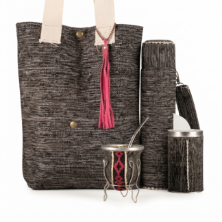 Combo Bolso Matero Telar
