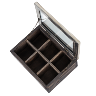 Caja Para Te Con Alpaca Labrada x 6